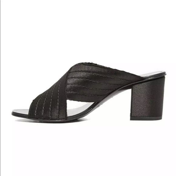 Pedro Garcia XAIL Black Satin Mule Shoe - Picture 2 of 11